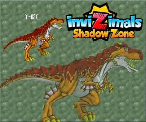 Puzzle T-Rex. Invizimals Shadow Zone. Η πανίσχυρη T-Rex είναι μια Invizimal δεινόσαυρος